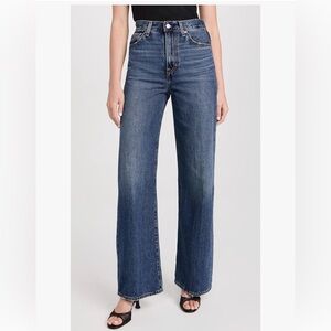 Levi’s ribcage wide leg jeans. Size 27.